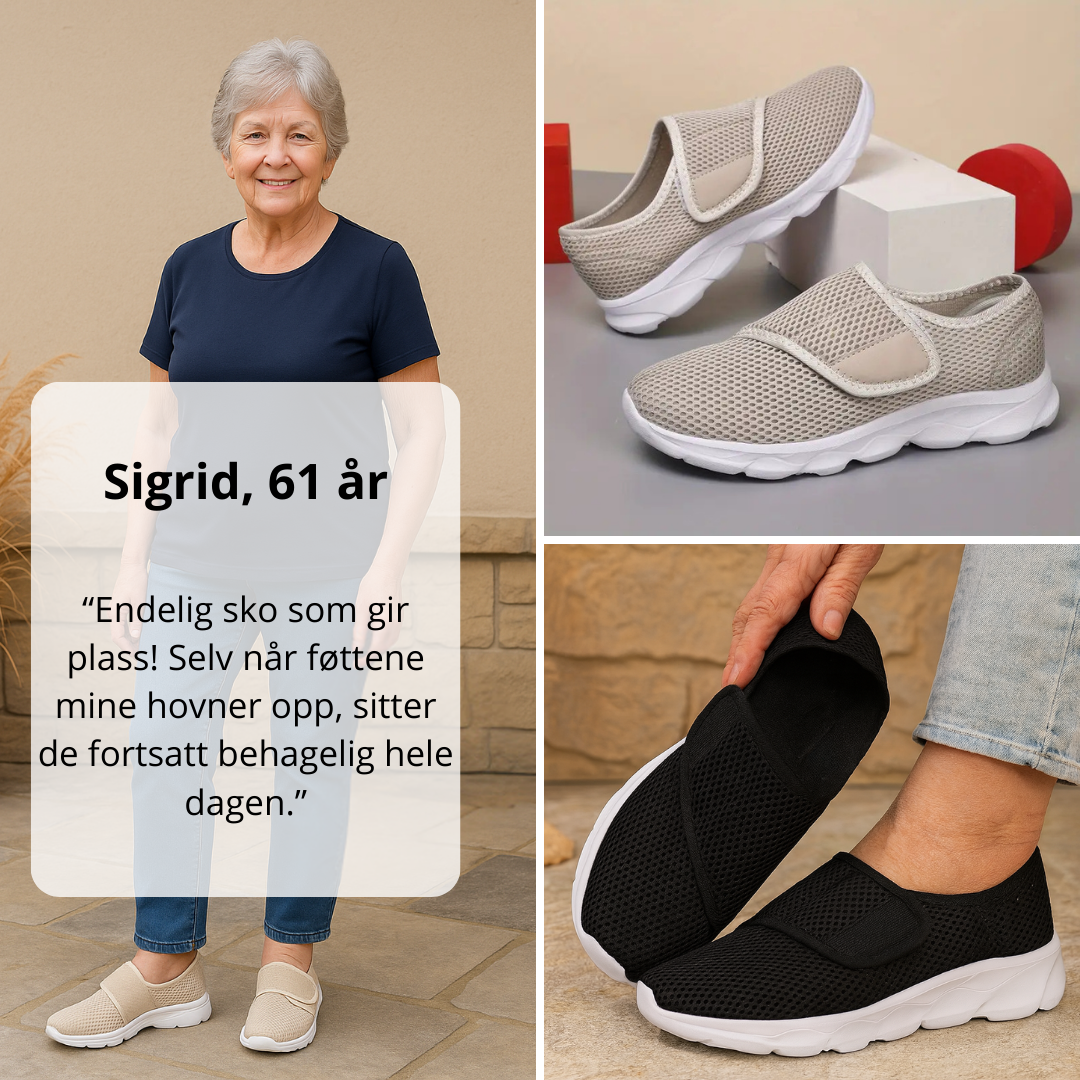Ingrid – Komfortable Ortopediske Slip-ons