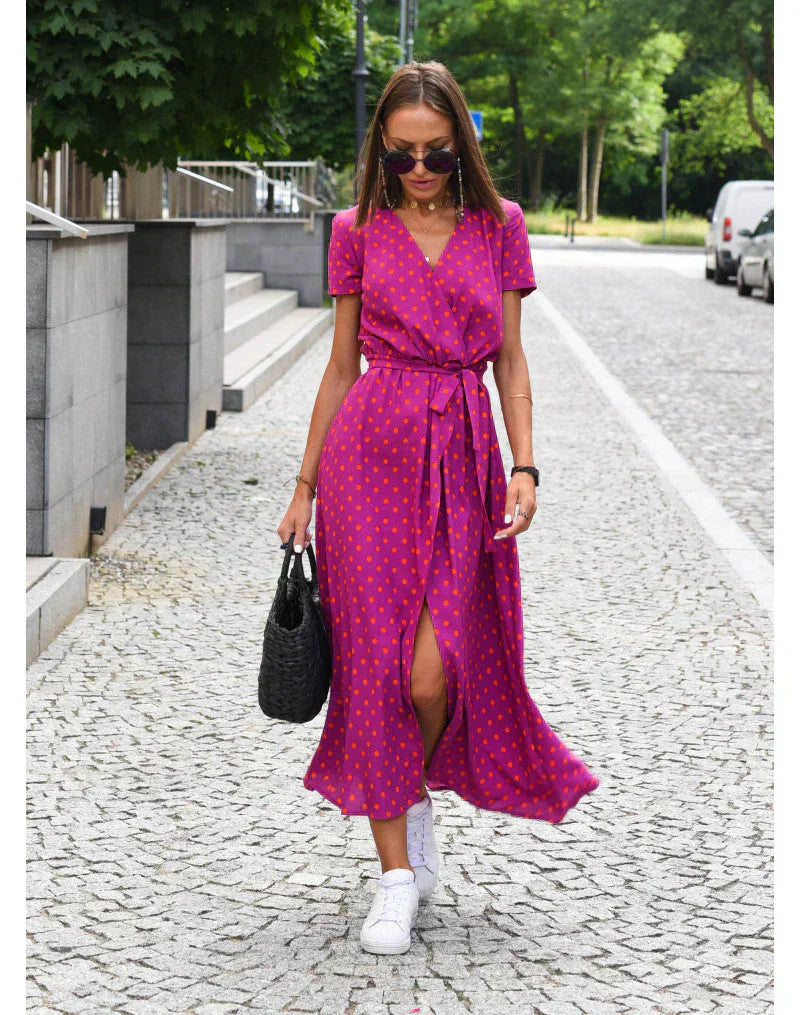 Suzanne - Elegant kjole med V-hals