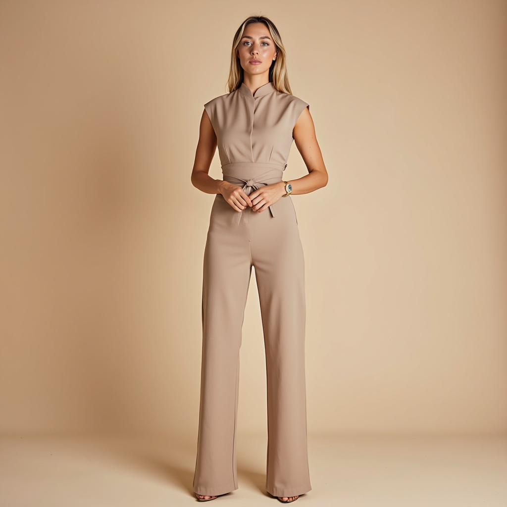 Greta™ | Elegant Jumpsuit med Belte