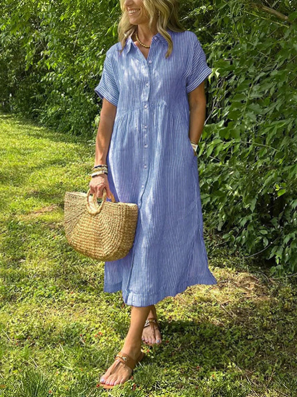 Sommersalg | Kvinners stripete kjole