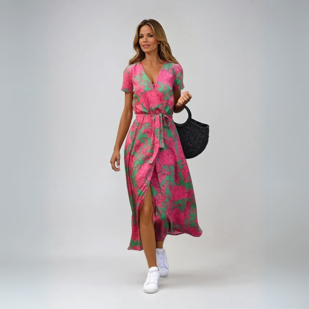 Suzanne - Elegant kjole med V-hals