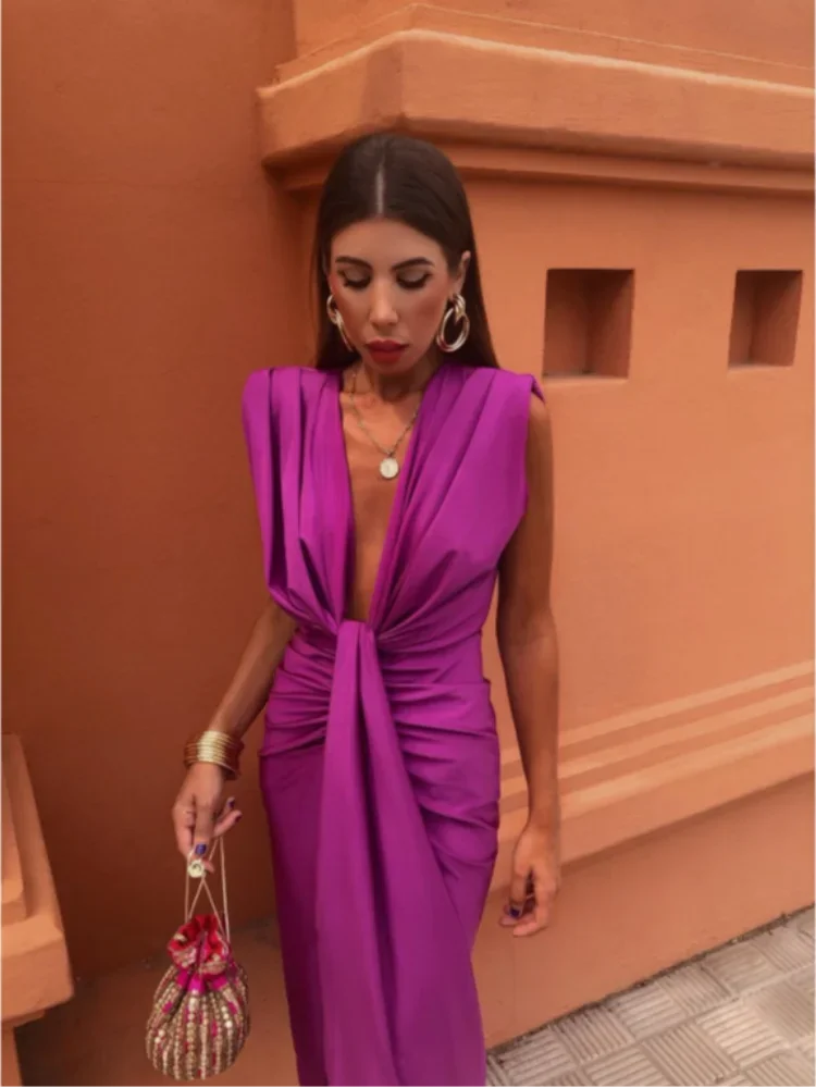 Grace - Elegant Plisserte Kjole