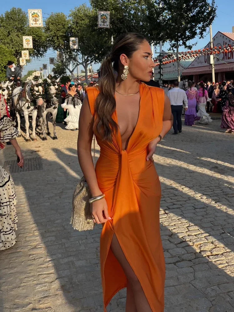 Grace - Elegant Plisserte Kjole